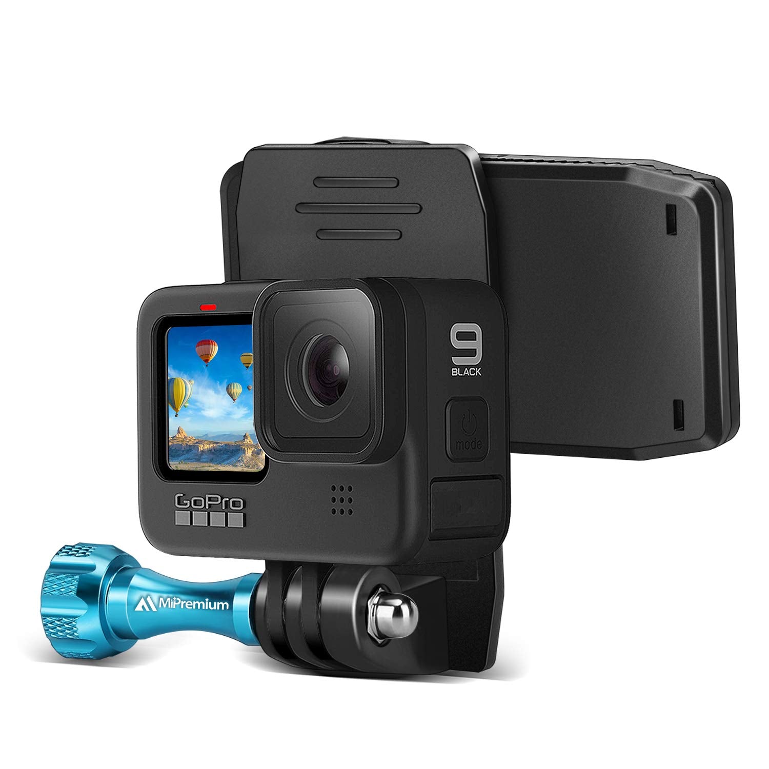 Mipremium Backpack Strap Clip Mount For Gopro Hero 13 12 11 10 9 8 7 6 5 4 3+ Session Black Silver Xiaoyi 4K Sjcam Yi Sports Action Camera Perfect Shoulder And Hat Quick Release Clamp Body Cam Holder